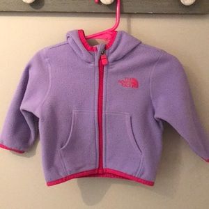 Infant girls The North Face fleece